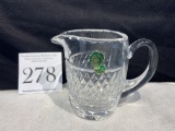 Waterford Signed Lead Crystal Creamer Made In Ireland