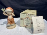 1988 Memories Of Yesterday How 'bout A Little Kiss? Lucie Attwell Enesco Figurine