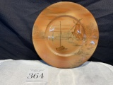 Rare Antique Buffalo Pottery Albino Ware Signed 1920 Plate