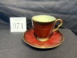 Antique Carlton Ware Made In England Cup And Saucer