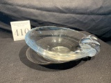 Antique Steuben Signed Glass Paperweight Ashtray