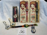Group Of Seven 1980s Watches Ronald Mcdonald, Mickey Mouse The Nightmare Before Christmas