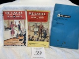 Antique De Laval Handy Reference Year Books 1947 1950 Three Total Books