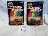 1981 Speed Wheels Die Cast Free Wheeling Vehicles Nos In Original Packaging Hard To Find!