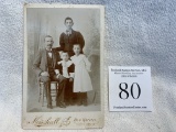 1880s Big Rapids Michigan Marshall Family Photograph