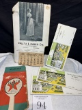 Group Of Michigan 1930s Detroit Paper Advertising