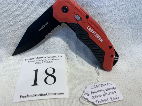 Craftsman Partially Serrated Spring Assisted Knife