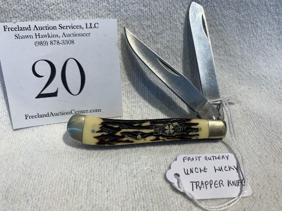 Uncle Lucky (frost Cutlery) Trapper Knife