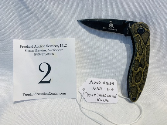 Stone River Nra "don’t Tread On Me" Knife