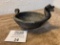 Unique Animal Effigy Vessel Bowl Unknown Animal With Tail Possibly A Dog