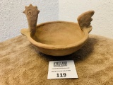 Unique Animal Effigy Vessel With Possibly A Turkey Chicken Or Other Bird