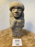 Ancient Mound Builder Burial Statue Possibly Made Of Limestone