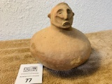 Male Effigy Vessel In Good Condition Measuring Over 7