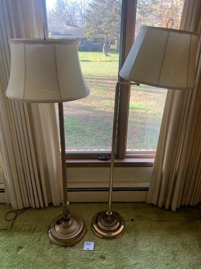 Pair Of Mid-century Floor Lamps