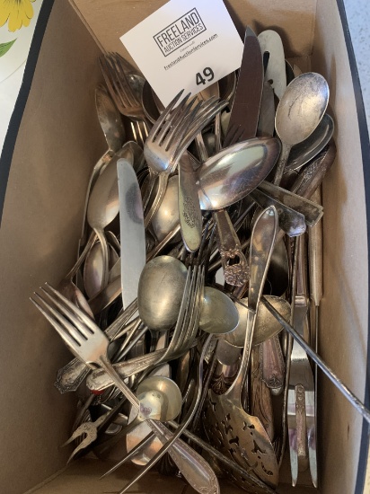 Large Group Of Vintage Silverware Great For Making Jewelry!