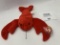 Rare Pinchers First Edition Beanie Baby P.V.C Pellets