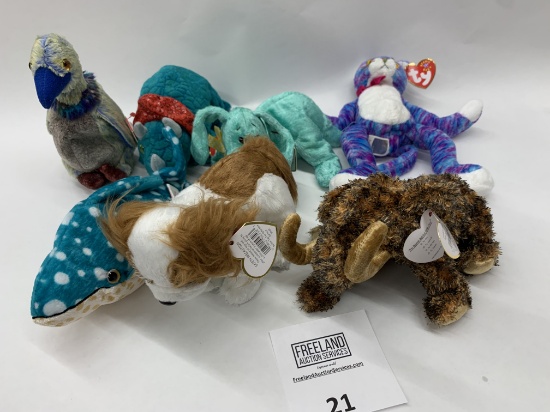 Six Collectible Beanie Babies All In 1 Lot