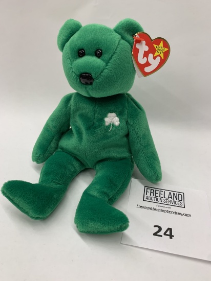 1997 Erin Green St. Patricks Day Beanie Baby