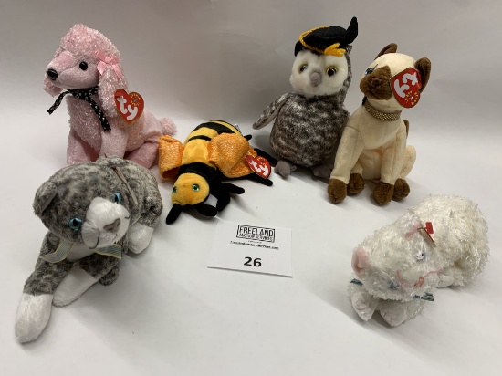 Six Collectible Beanie Babies All In 1 Lot