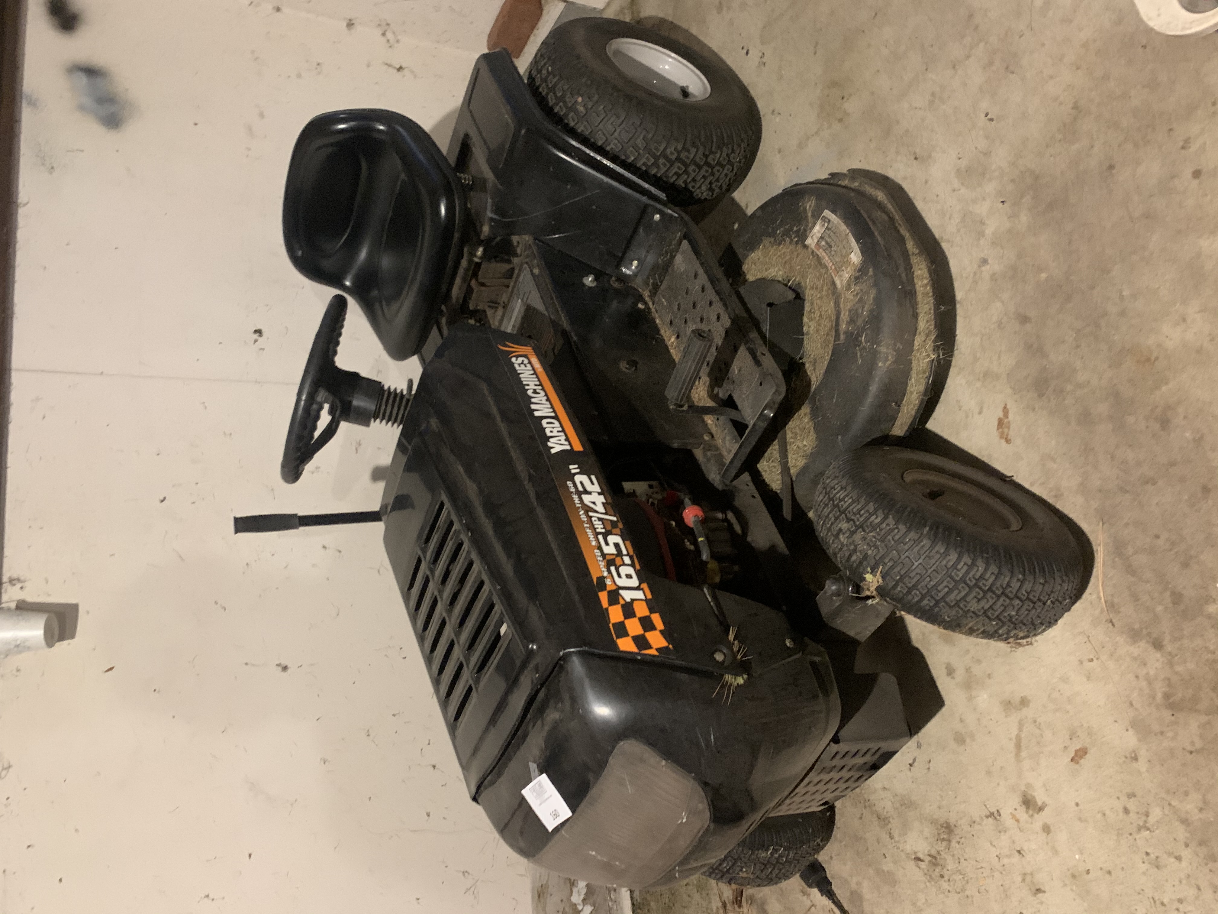 Yard Machines Mtd Riding Lawn Mower 6 Speed | Proxibid