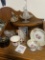 Several Bone China Cups And Saucers, And Other Collectible Items