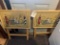 Pair Of Florida Lighthouses Painted Decorated Tv Trays