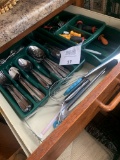 Drawer Full Of Silverware And Other Items Very Clean!