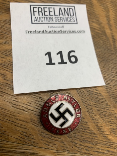 mercenary Tips Hollywood Adolf Hitler Campaign Pin 1933 Rzm M/129 | Online Auctions | Proxibid