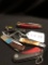 Five Small Pocket Knives