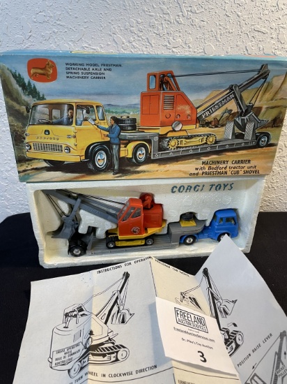 Corgi Toys MACHINERY CARRIER with Bedford Tractor Unit Gift Set No. 27