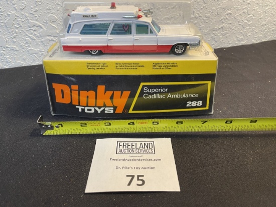 Dinky Toys Superior Cadillac Ambulance 288 New IN Package
