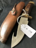 Buck 191 Rosewood Handle Hunting Knife w/Gut Hook