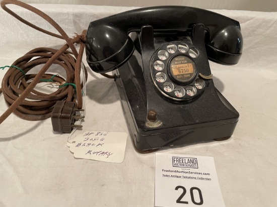 Western Electric model 305G-3F 1942 unusual desk telephone with On/Off switch