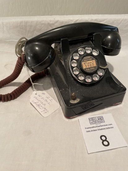 Western Electric model 305 metal 1940s desk telephone WORKING CONDITION