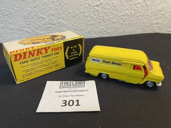 Dinky Toys FORD "HERTZ" Transit Van 407 MINT COND in box