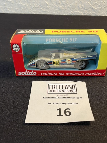 Solido PORSCHE 917 race car Die-Cast model in original package