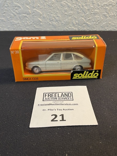 Solido GAM 2 Simca 1308 Die-Cast model in original package