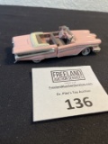 1987 PINK CADILLAC Die-Cast convertible