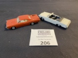 Cragstan Detroit Senior Made in Israel PONTIAC GTO No 8107 and Chrysler Imperial