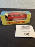 rare CCCP Moskvitch 1:43 Die-Cast model RED VEHICLE in original package
