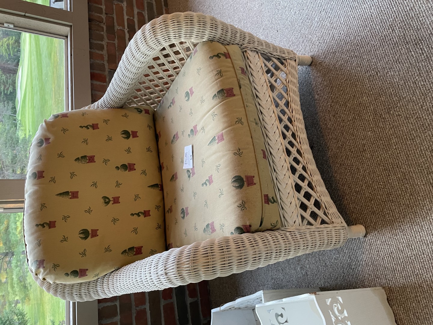 Henry Link Smithsonian Collection WICKER chair Proxibid