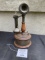 Holtzer Cabot wooden base fluted shaft potbelly Candlestick Telephone