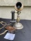 Potbelly Candlestick Telephone with beveled edge transmitter marked 
