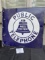 1939 Bell System Public Telephone porcelain telephone flange sign