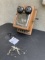 1891 GLASS FRONT Western Electric Company Telephone Top Box