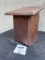 Western Electric 1880s walnut telephone bottom box