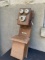 Standard Telephone & Electric Co. Madison WI oak wall telephone with Milde Transmitter