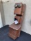 late 1880s Viaduct walnut 3 box wooden wall telephone with Blake style transmitter