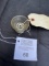 Glass telephone mouthpiece with thread insert