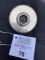 rare Western Electric 5 Digit beveled edge nickel transmitter faceplace